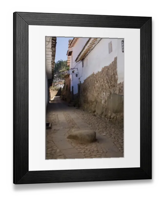 Framed Print : South America - Peru. Mix of old and new architecture in Cusco Framed Print : South America - Peru. Mix of old and new architecture in Cusco
