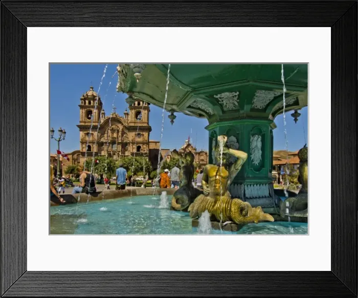 Framed Print : Plaza de Armas, the center of Cuzco, Peru Framed Print : Plaza de Armas, the center of Cuzco, Peru