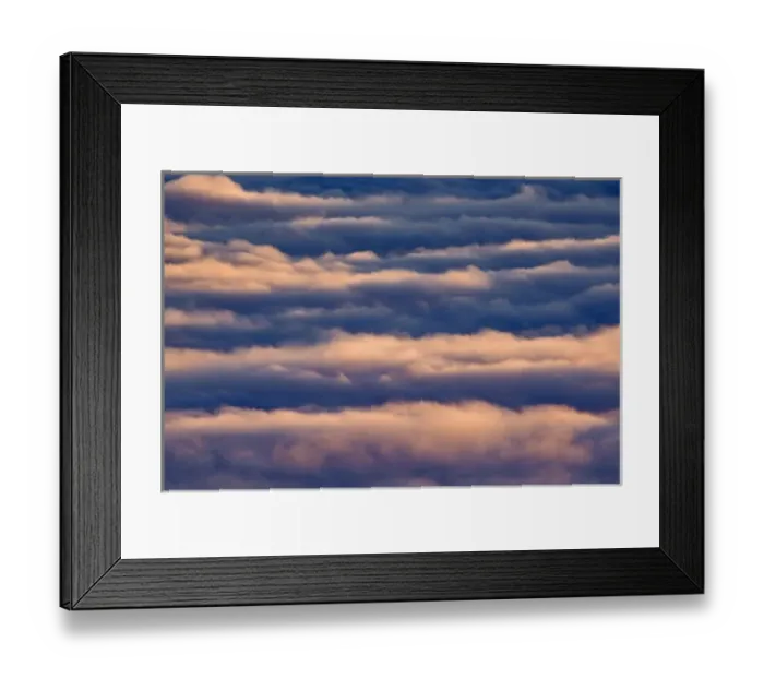 Framed Print : Aerial view of clouds at sunset, above Kachemak Bay, Homer, Alaska Framed Print : Aerial view of clouds at sunset, above Kachemak Bay, Homer, Alaska