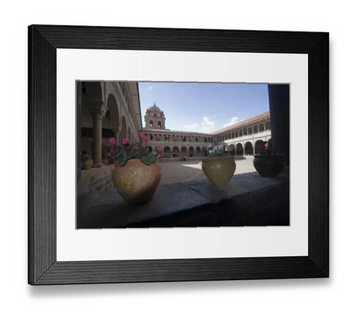 Framed Print : South America - Peru - Cusco. Inca site of Coricancha (once the Inca Empire s Framed Print : South America - Peru - Cusco. Inca site of Coricancha (once the Inca Empire s