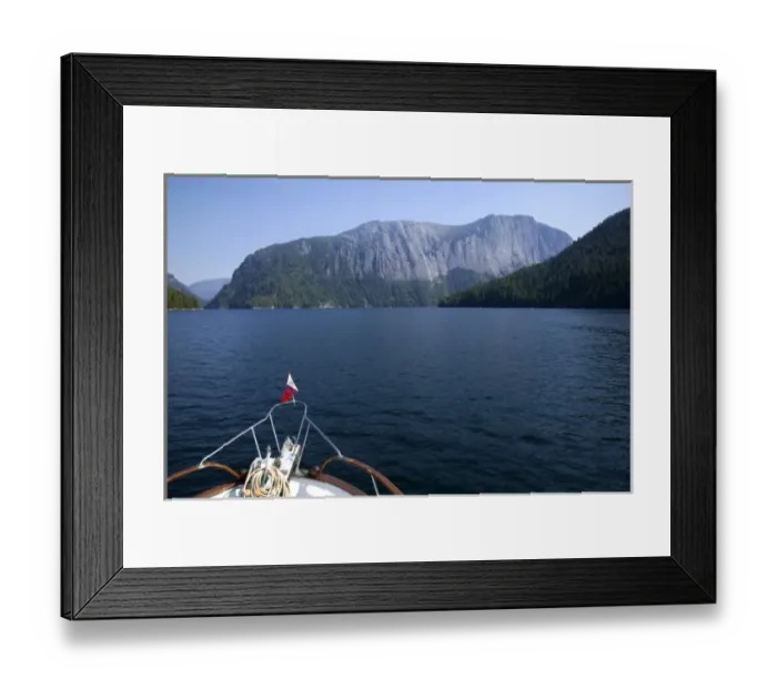 Framed Print : USA, Alaska, Misty Fjords National Park, Punchbowl entrance Framed Print : USA, Alaska, Misty Fjords National Park, Punchbowl entrance