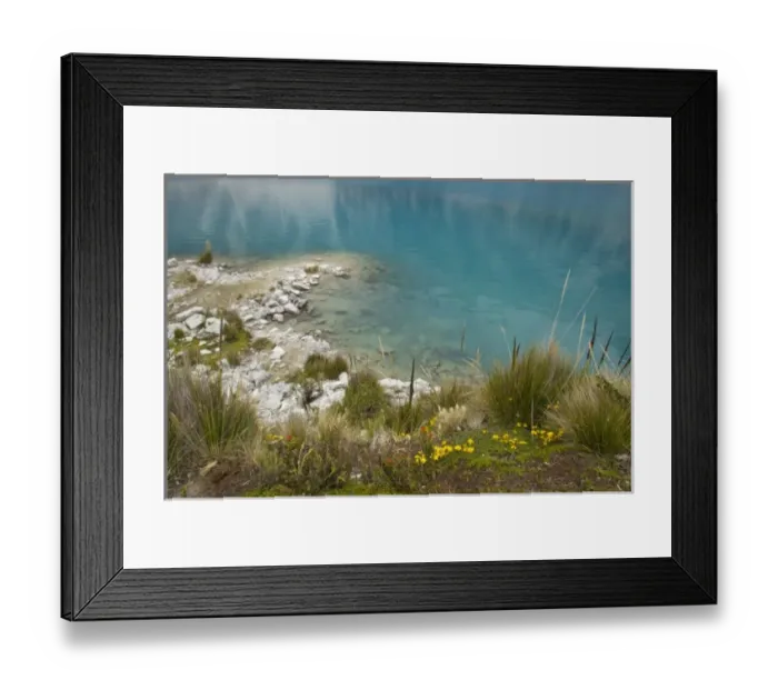 Framed Print : Lake 69 in the Cordillera Blanca range of the Andes, Humacchuco, Peru
