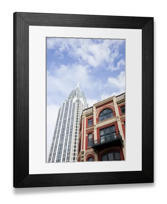 Framed Print : USA, Alabama, Mobile. RSA Tower