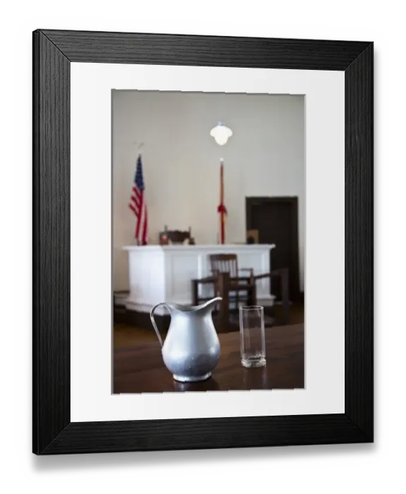 Framed Print : USA, Alabama, Monroeville. Home of writers Truman Capote and Harper Lee, author of