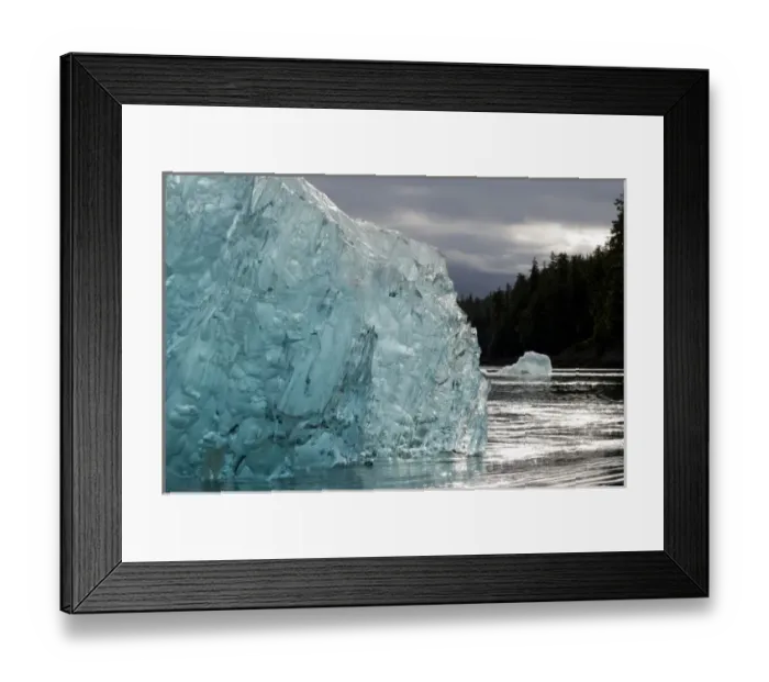 Framed Print : USA, Alaska, Tongass National Forest, Tracy Arm - Fords Terror Wilderness, Deep blue Framed Print : USA, Alaska, Tongass National Forest, Tracy Arm - Fords Terror Wilderness, Deep blue