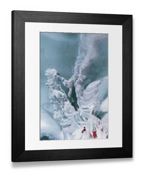Framed Print : USA, Alaska, Inside Passage. Close-up of pattern in ice Framed Print : USA, Alaska, Inside Passage. Close-up of pattern in ice