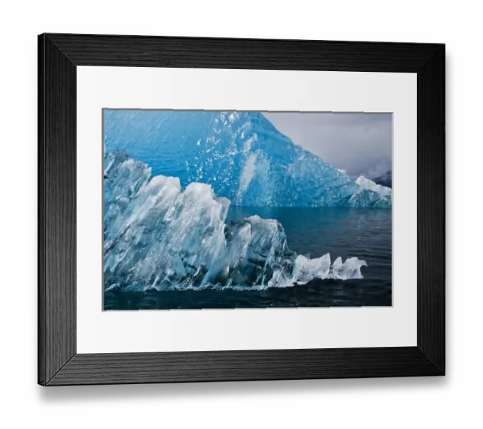 Framed Print : USA, Alaska, Tracy Arm-Fords Terror Wilderness, Deep blue glacial iceberg floating Framed Print : USA, Alaska, Tracy Arm-Fords Terror Wilderness, Deep blue glacial iceberg floating