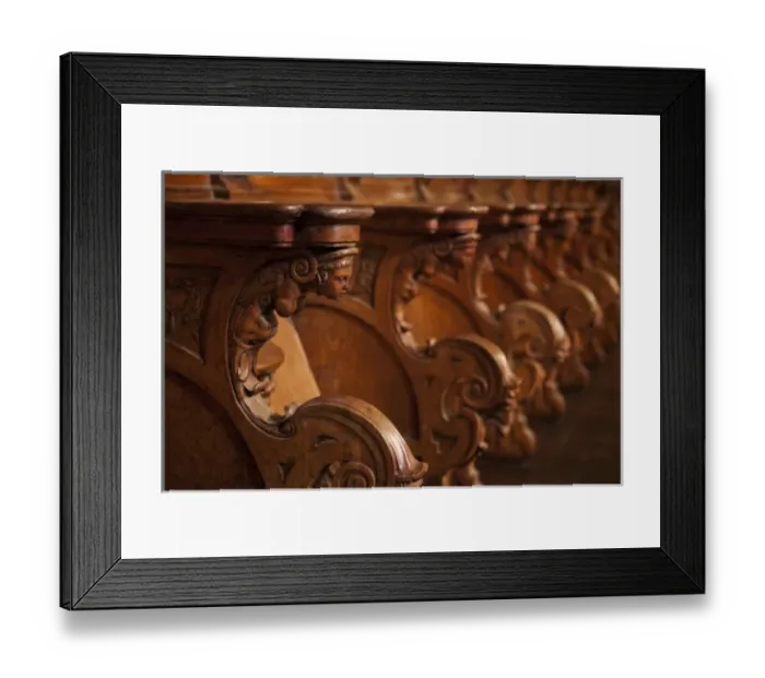 Framed Print : South America, Peru, Lima, Lima Historic Centre. Detail of intricately carved wooden Framed Print : South America, Peru, Lima, Lima Historic Centre. Detail of intricately carved wooden
