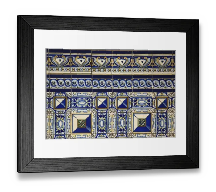 Framed Print : South America, Peru, Historic Centre of Lima. Colorful tile in the entry of the Basilica Cathedral Framed Print : South America, Peru, Historic Centre of Lima. Colorful tile in the entry of the Basilica Cathedral