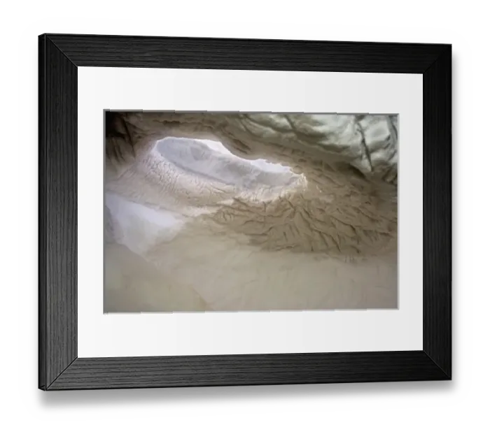 Framed Print : polar bear, Ursus maritimus, den from the inside along the Arctic coast, mouth of Canning River Framed Print : polar bear, Ursus maritimus, den from the inside along the Arctic coast, mouth of Canning River