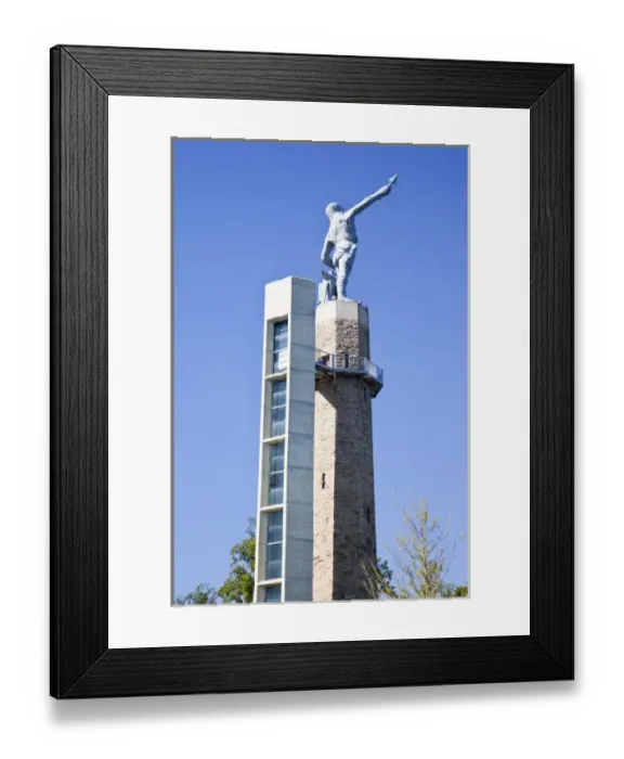 Framed Print : USA, Alabama, Birmingham. Vulcan Park, Vulcan Statue, second-tallest statue in the US Framed Print : USA, Alabama, Birmingham. Vulcan Park, Vulcan Statue, second-tallest statue in the US