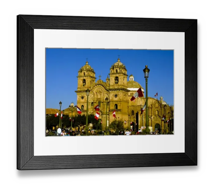 Framed Print : Plaza de Armas, the center of Cuzco, Peru Framed Print : Plaza de Armas, the center of Cuzco, Peru