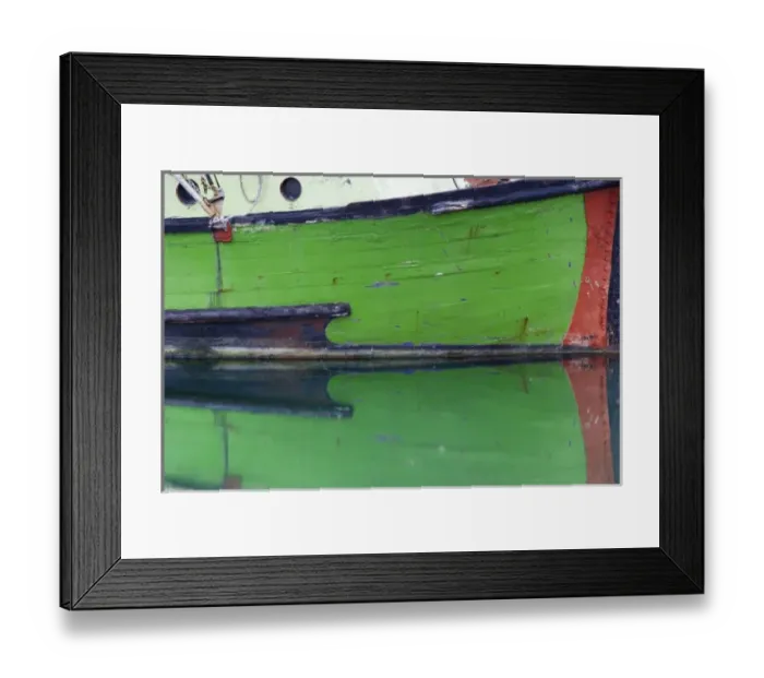 Framed Print : USA, Alaska, Hoonah. Docked fishing boat reflection in water Framed Print : USA, Alaska, Hoonah. Docked fishing boat reflection in water