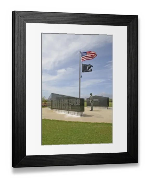 Framed Print : Viet Nam War Memorial at Battleship Memorial Park Mobile Alabama Framed Print : Viet Nam War Memorial at Battleship Memorial Park Mobile Alabama