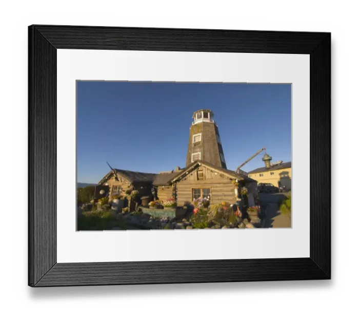 Framed Print : The historic Salty Dawg Saloon at the Homer harbor Framed Print : The historic Salty Dawg Saloon at the Homer harbor