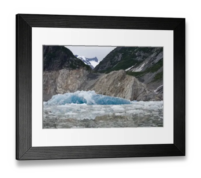 Framed Print : USA, Alaska, Tracy Arm - Fords Terror Wilderness, Blue icebergs calved from South Framed Print : USA, Alaska, Tracy Arm - Fords Terror Wilderness, Blue icebergs calved from South