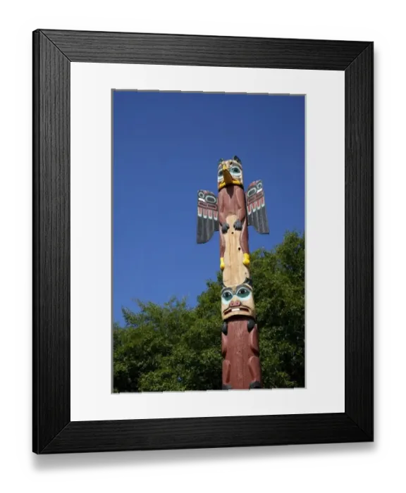 Framed Print : USA, Alaska, Ketchikan, Saxman Totem Park Framed Print : USA, Alaska, Ketchikan, Saxman Totem Park
