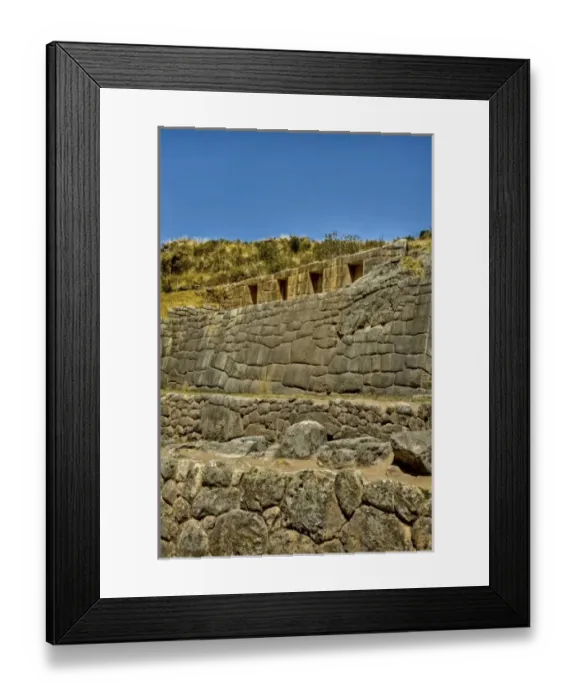 Framed Print : Historic Tambomachay in the hills above Cuzco, Peru Framed Print : Historic Tambomachay in the hills above Cuzco, Peru