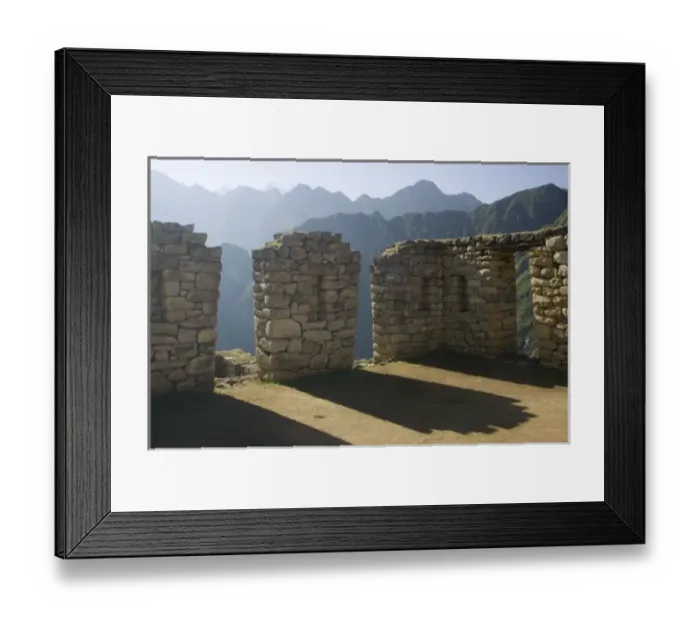 Framed Print : Machu Picchu, ruins of Inca city, Peru Framed Print : Machu Picchu, ruins of Inca city, Peru