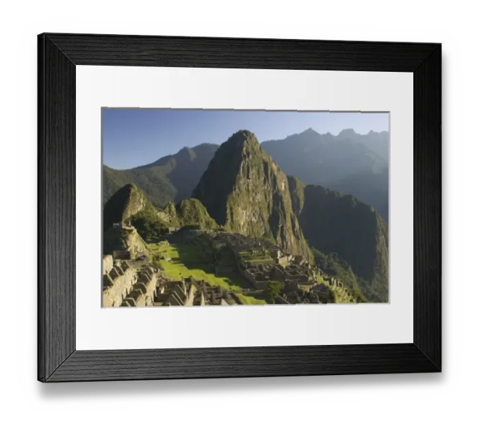 Framed Print : Machu Picchu, ruins of Inca city, Peru Framed Print : Machu Picchu, ruins of Inca city, Peru
