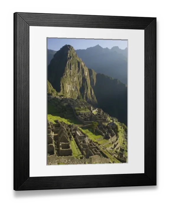 Framed Print : Machu Picchu, ruins of Inca city, Peru Framed Print : Machu Picchu, ruins of Inca city, Peru