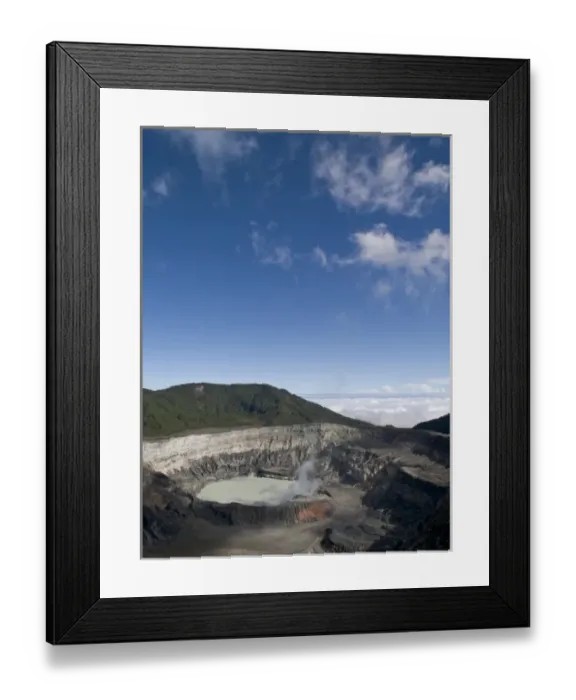 Framed Print : Costa Rica, Poas Volcano Framed Print : Costa Rica, Poas Volcano