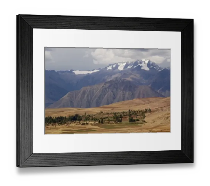 Framed Print : Peru, Highlands landscape Framed Print : Peru, Highlands landscape