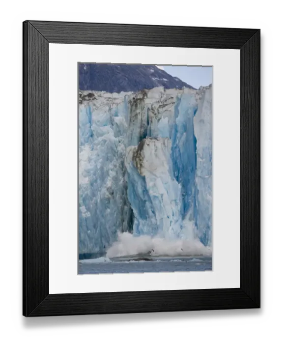 Framed Print : USA, Alaska, Tongass National Forest, Tracy Arm - Fords Terror Wilderness, Massive