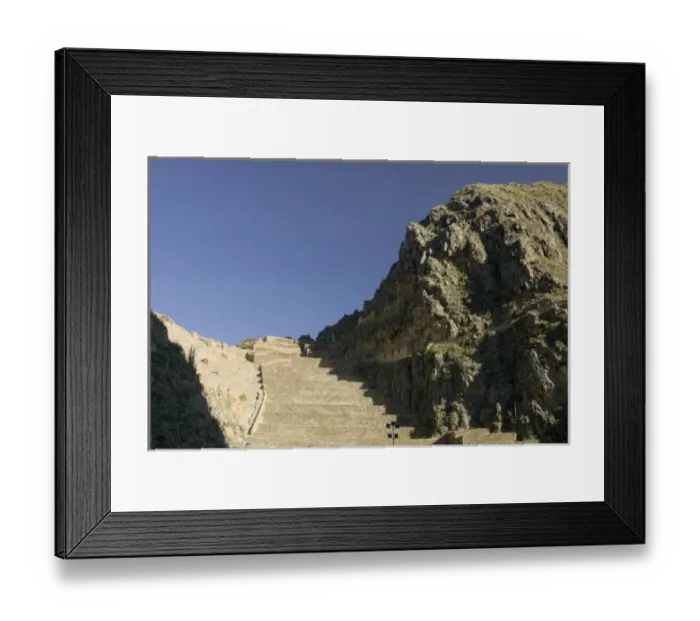 Framed Print : Inca ruins of Ollantaytambo, Peru Framed Print : Inca ruins of Ollantaytambo, Peru