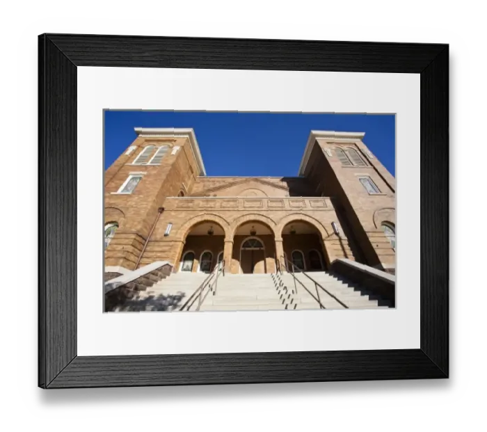 Framed Print : USA, Alabama, Birmingham. 16th Street Baptist Church, famous for its part in Framed Print : USA, Alabama, Birmingham. 16th Street Baptist Church, famous for its part in