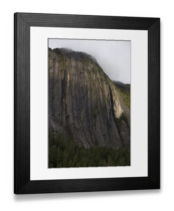 Framed Print : USA, Alaska, Misty Fjords National Monument, Setting sun lights cliffs above Rudyerd Framed Print : USA, Alaska, Misty Fjords National Monument, Setting sun lights cliffs above Rudyerd
