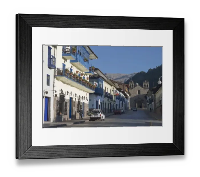 Framed Print : Morning, Church of Saint Teresa, Cusco, Peru