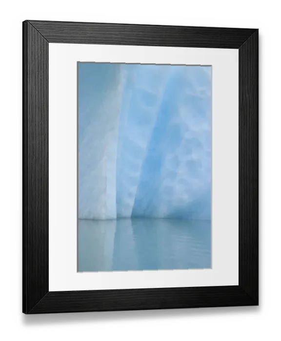 Framed Print : USA, Alaska, Alsek Lake. Close-up of blue iceberg