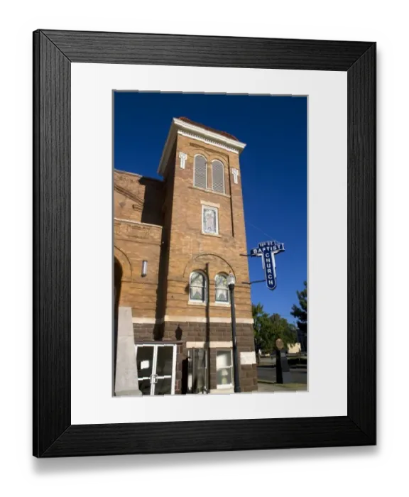 Framed Print : The 16th Street Baptist Church located in Birmingham, Alabama, USA Framed Print : The 16th Street Baptist Church located in Birmingham, Alabama, USA