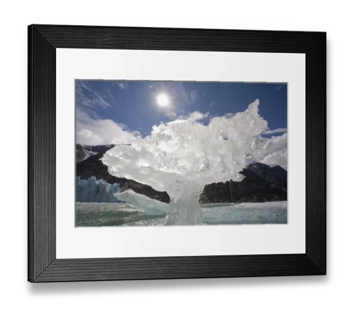 Framed Print : USA, Alaska, Tongass National Forest, Tracy Arm - Fords Terror Wilderness, Icebergs