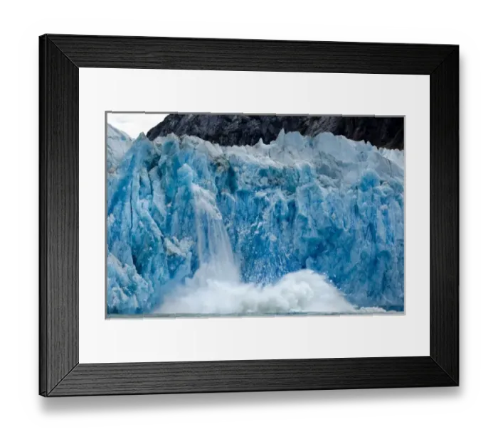 Framed Print : USA, Alaska, Tongass National Forest, Tracy Arm-Fords Terror Wilderness, Massive Framed Print : USA, Alaska, Tongass National Forest, Tracy Arm-Fords Terror Wilderness, Massive