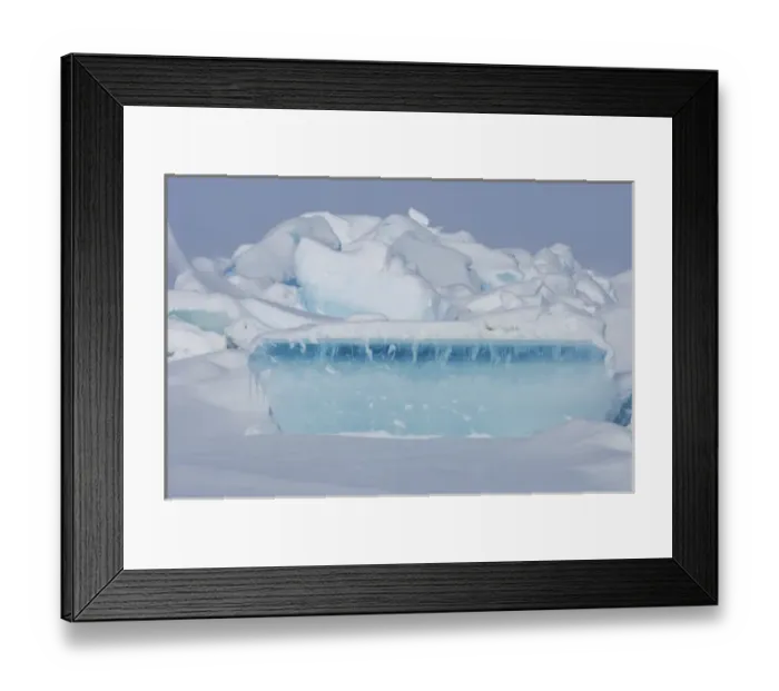 Framed Print : jumbled up ice in the frozen Chuckchi Sea, off Point Barrow, Arctic Alaska