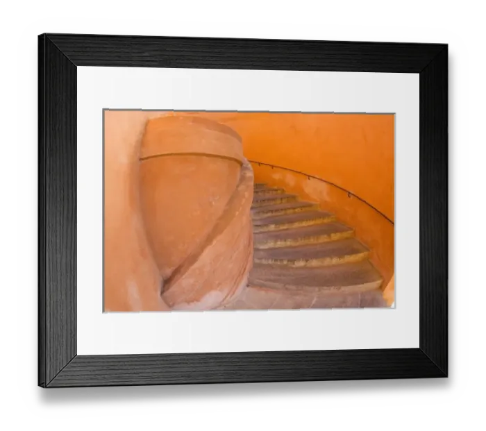 Framed Print : Italy, Bologna, Stairway leading up