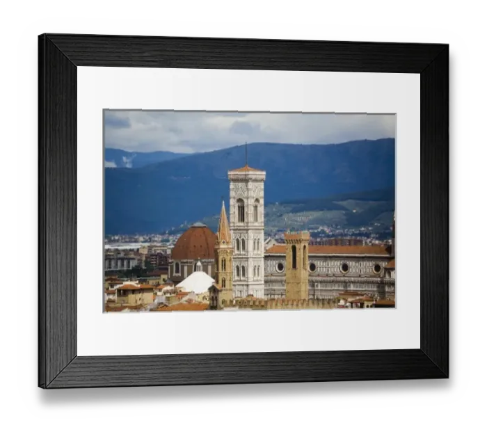 Framed Print : Italy, Florence, Campanile Bell Tower and Dumo Framed Print : Italy, Florence, Campanile Bell Tower and Dumo