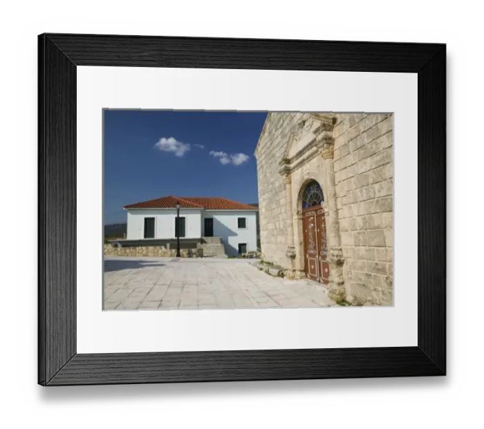 Framed Print : GREECE, Ionian Islands, KEFALONIA, Agios Giorgios: Church of Evangelistria Framed Print : GREECE, Ionian Islands, KEFALONIA, Agios Giorgios: Church of Evangelistria