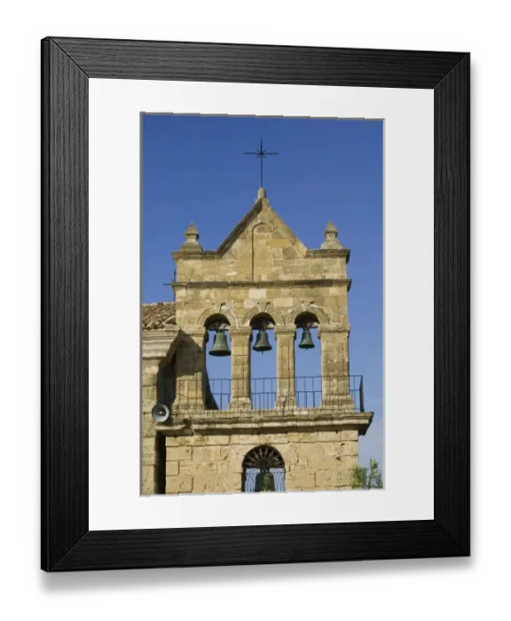 Framed Print : GREECE, Ionian Islands, ZAKYNTHOS: Agios Nikolaos Church Bell Tower