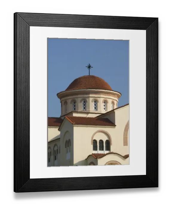 Framed Print : GREECE, Ionian Islands, KEFALONIA, Valsamata: St. Gerasimou Monastery Exterior Framed Print : GREECE, Ionian Islands, KEFALONIA, Valsamata: St. Gerasimou Monastery Exterior