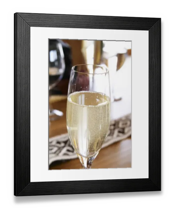 Framed Print : Glass flute of sparkling Cruzdiabolo semi-sweet wine Bodega Del Anelo Winery, also Framed Print : Glass flute of sparkling Cruzdiabolo semi-sweet wine Bodega Del Anelo Winery, also