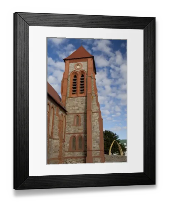 Framed Print : Falkland Island, Stanley (aka Port Stanley). Christ Church Cathedral, southern most Framed Print : Falkland Island, Stanley (aka Port Stanley). Christ Church Cathedral, southern most