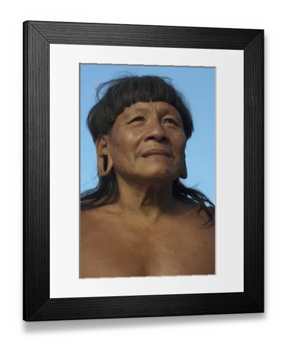 Framed Print : Huaorani Indian, Gabaro Community. Yasuni National Park, Amazon rainforest, Ecuador Framed Print : Huaorani Indian, Gabaro Community. Yasuni National Park, Amazon rainforest, Ecuador