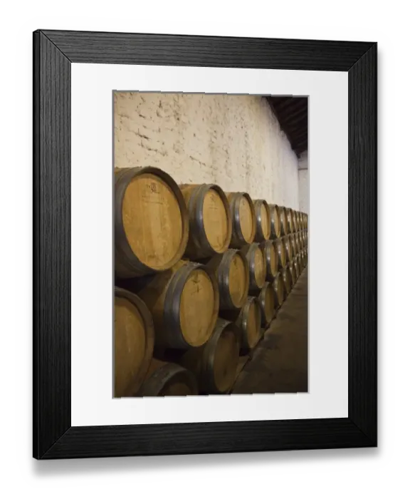 Framed Print : Argentina, Mendoza Province, Lujan de Cuyo. Wine casks, Bodega Norton winery Framed Print : Argentina, Mendoza Province, Lujan de Cuyo. Wine casks, Bodega Norton winery