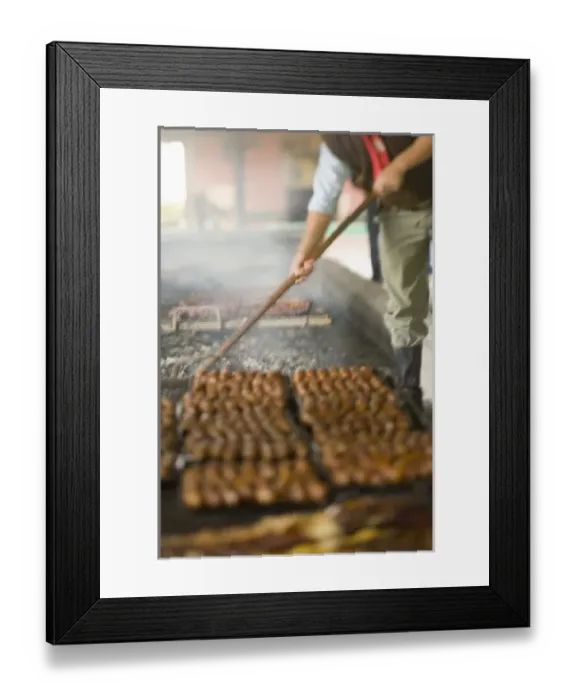 Framed Print : traditional El Asaeo barbecue, Estancia Santa Susan near outskirts of Buenos Aires Framed Print : traditional El Asaeo barbecue, Estancia Santa Susan near outskirts of Buenos Aires
