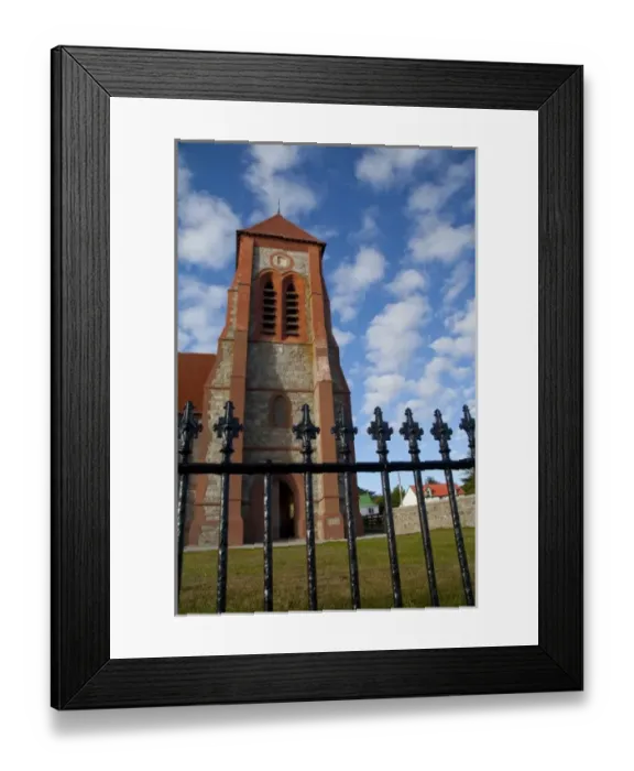 Framed Print : Falkland Island, Stanley (aka Port Stanley). Christ Church Cathedral, southern most Framed Print : Falkland Island, Stanley (aka Port Stanley). Christ Church Cathedral, southern most
