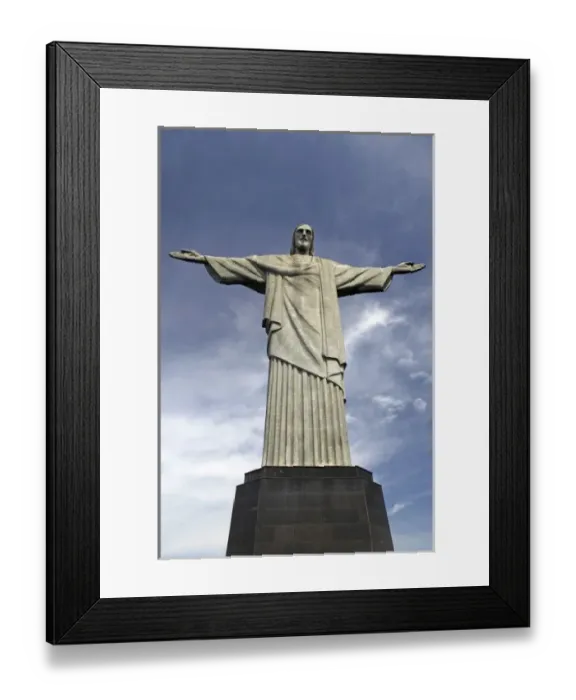 Framed Print : South America, Brazil, Rio de Janeiro. Christ the Redeemer landmark monument on Corcovado Framed Print : South America, Brazil, Rio de Janeiro. Christ the Redeemer landmark monument on Corcovado