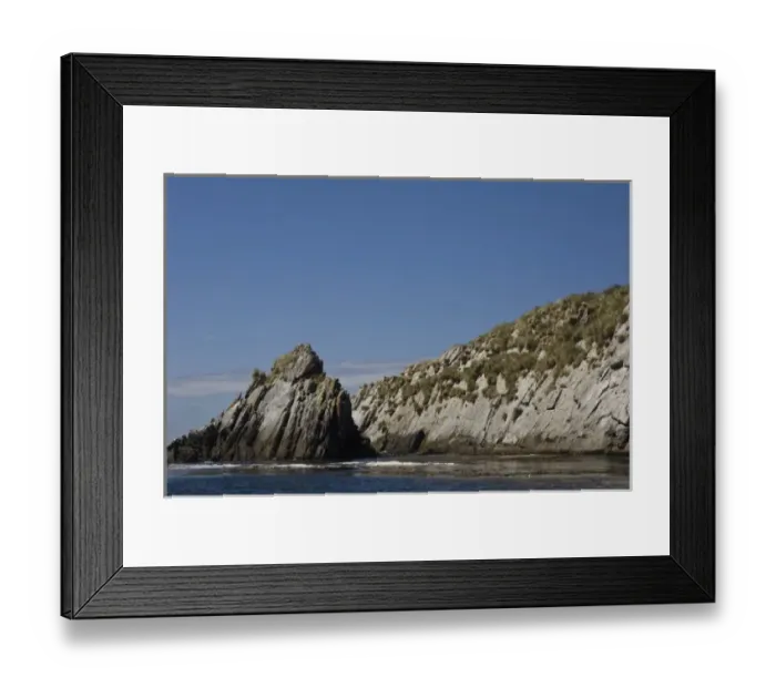 Framed Print : Kidney Island, East Falkland, Falkland Islands. Kidney Island is a small tussac-covered